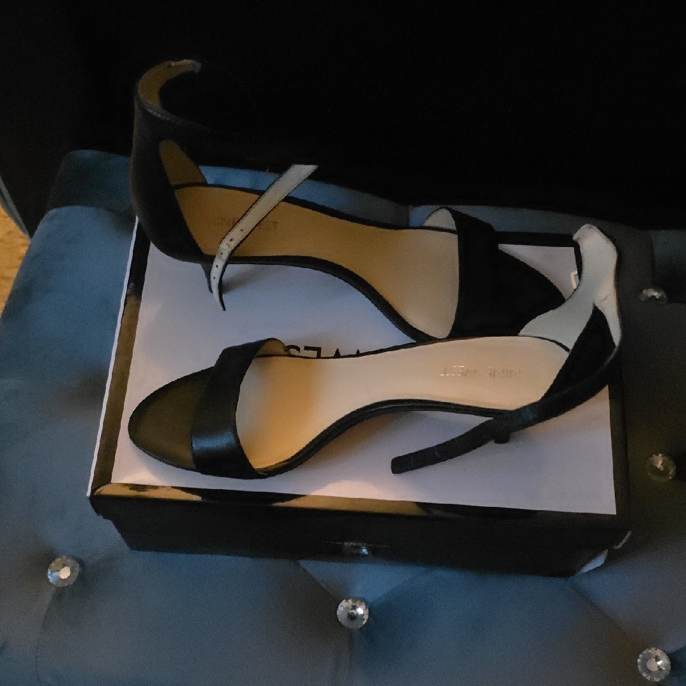 Elegant Black and White Women's Heels